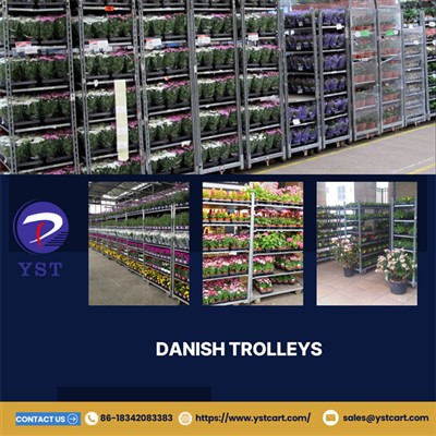 Kelebihan menggunakan troli Denmark dalam perniagaan bunga