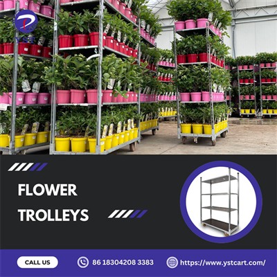 Meningkatkan kecekapan industri hortikultur dengan troli bunga